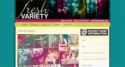 Desktop Screenshot of freshvariety.com