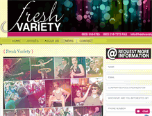 Tablet Screenshot of freshvariety.com
